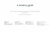 CEL 610andCEL 620 Sound Level Meter Manual