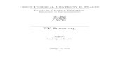 Photovoltaic system Summary