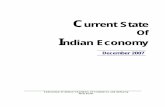 Current State of Indian Eco - Finance Min (Dec 07)