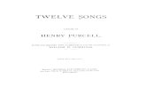 Purcell - 12 Songs