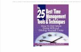 25 Best Time Management Tools & Techniques