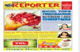 Bikol Reporter December 27 - January 2, 2016 Issue
