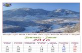 Kalendar me Pamje nga Komuna Gurre 2016