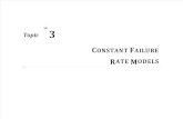 3 Constant Failure Rate Models