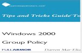 Windows 2000 Group Policy