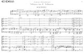 Anton Bruckner Messe Nr.3 in F-Moll[Vocal Score & Piano]