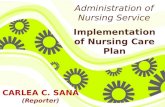 Implementing the Nursing Care Plan