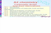 A2 Chemistry Carboxylic Acids and Their Derivatives