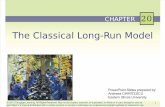 Principles of Economics- The Classical Long Run Model