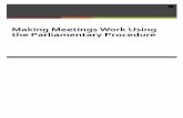 Organizational Management Parliamentary Procedures