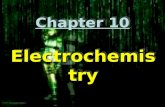 Chapter 10 Electrochemistry
