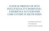 Clinical Profile of h1n1 Influenza & It’s Awareness