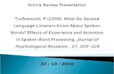 Phycolinguistics: Research Article Presentation