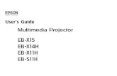 Manual de Usuario Proyector Epson EBS11H