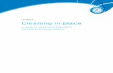 Cleaning in Place a Guide to Cleaning Technology Final