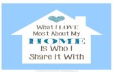 Love Most About Home Blue