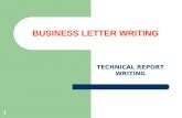 Notes-how to Write Business Letters