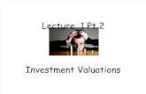 Investment Property Vals Lect 1 Pt 2 Valuation and Surveying 2015-16