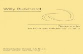 W.burkhard Serenade for Flute and Guitar Op.71 #3
