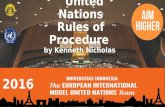 Rules of Procedure : Model United Nations