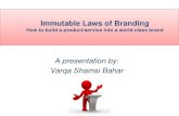 MKT 465 - Lecture 10 Immutable Laws of Branding - Copy