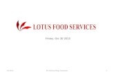 Lotus Food Services_Company Profile 2015