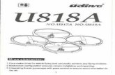 Drone U818A Manual