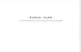 Fulvic Acid Report
