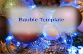 Christmas Tree Baubles Template - Presentation Magazine