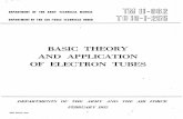 Electron Tubes Army Theory