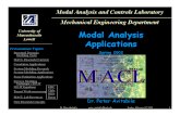 Modal Analysis Applications Spring2002 MACL