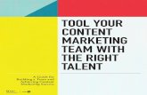 Tool Your Content Marketing Team - Demand Media + ScribbleLive