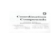 Chemistry Coordination Compounds