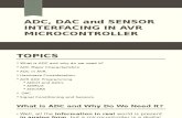 Adc Dac and Sensors for Avr