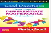 Good Questions - Great Ways to Differentiate Mathematics
