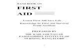Hand Book on First Aid
