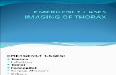 4 Emergency Cases Imaging of Thorax