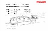 Manuel de Programmation TNL 12 TNL 26