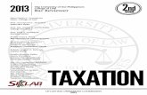 UP.bar.Reviewer Taxation.2013