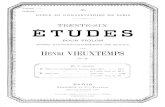 36 Etudes for Violin (Vieuxtemps, Henri)