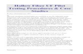 Hollow filber UF polit testing procedure