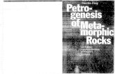 1.- Petrogenesis of Metamorphic Rocks Bucher Frey 1994
