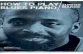 How to Play Blues Piano Junior Mance