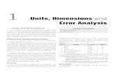 Unit and Dimension and Error Anylysis Arihant