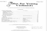 Solos for Young Violinist 1 Piano Kuchler Op 15