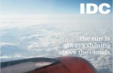Album booklet for 'The Sun Is Always Shining Above The Clouds' by IDC