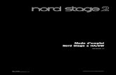 Nord Stage 2 French User Manual v1.x Edition 1.3