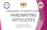 Handwriting Difficulties