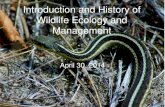 301 Wildlife Ecology