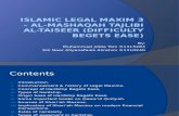 Islamic Legal Maxim 3 – Al-Mashaqah Tajlibi Al-Taise Er (1)